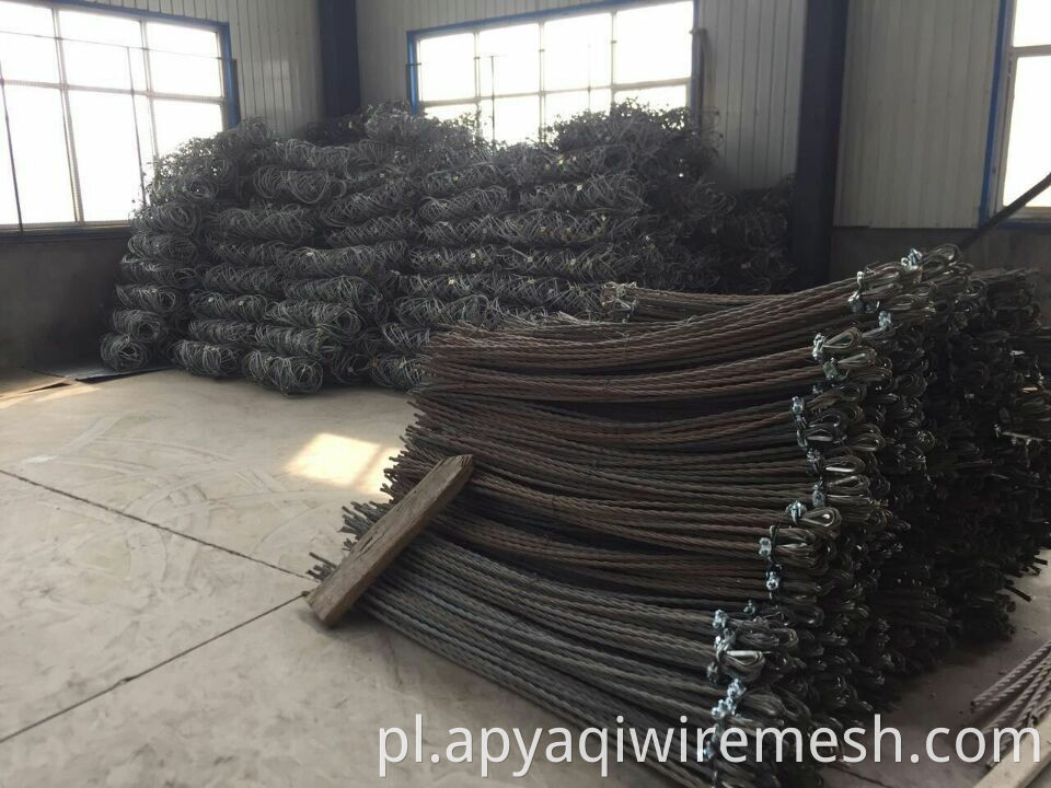 SNS Scope Ochrona Siatka Setna STALOWA KABEL ROCE NET GPS2 ROCKFALL BARRIET Netting